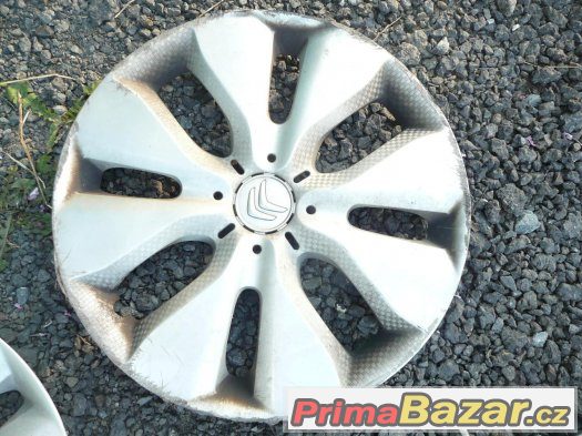 Citroën originální 15" kryty kol, 4 ks – fotografie 3
