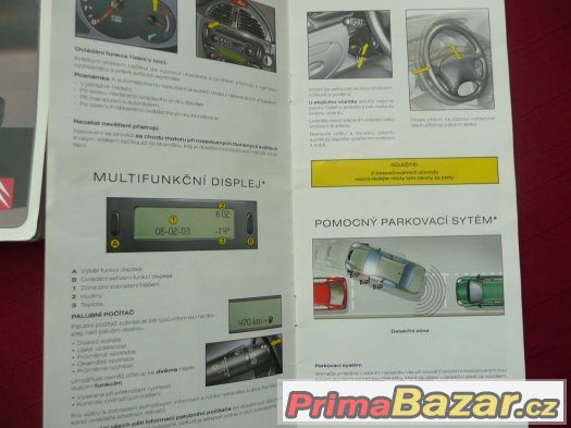Citroën C5 od roku 2001 do 2004 návod k obsluze v češtině – fotografie 4