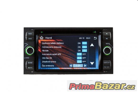 7"Dotykové Autorádio pro FORD s GPS DVD USB BT- C – fotografie 2