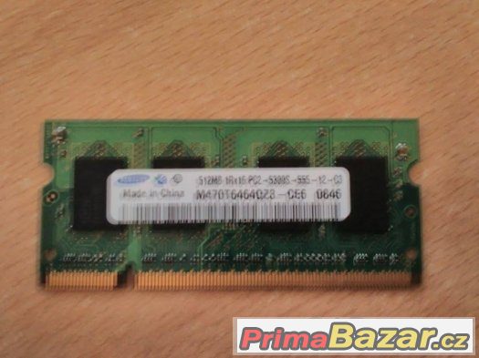 512MB RAM DDR2 (notebooková) – fotografie 1