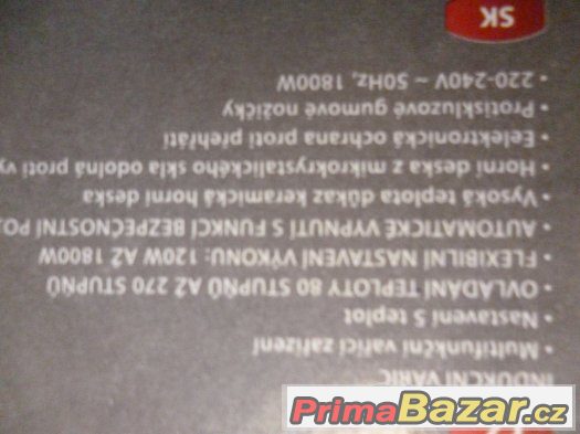 Indukční Vařič PREMIUM PR-4060 – fotografie 5