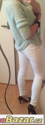 Rezervace Ann christine krasne bile dziny/skinny vel.25 – fotografie 2