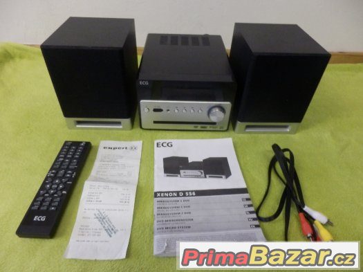 ELEGATNÍ MINI HIFI VĚŽ ECG XENON D556-TOP STAV-ZÁRUKA 18 MĚS – fotografie 2