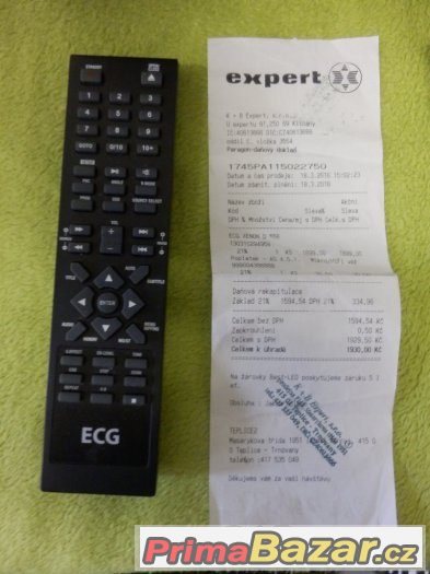 ELEGATNÍ MINI HIFI VĚŽ ECG XENON D556-TOP STAV-ZÁRUKA 18 MĚS – fotografie 3