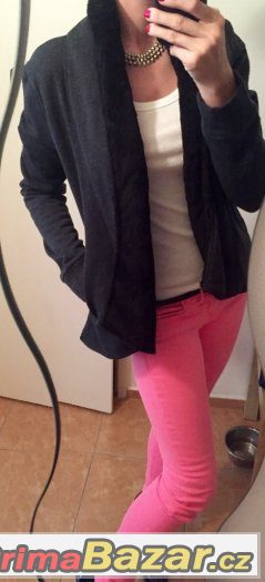 Luxusni mikinovy cardigan NOVY vel. M muze i S – fotografie 1