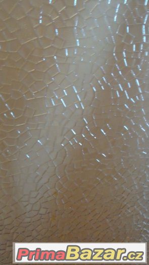 Náhradní plasticky vzorované-tónované sklo do dveří-1 ks. – fotografie 3