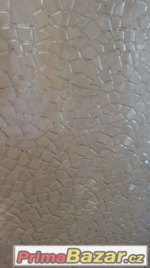 Náhradní plasticky vzorované-tónované sklo do dveří-1 ks. – fotografie 4