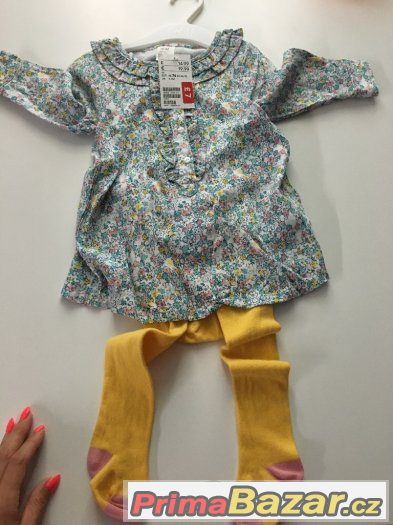 Košile s punčochy H&M NOVE vel.74 – fotografie 1