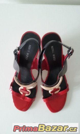 Luxusní barevné sandály zn. NINEWEST – fotografie 1