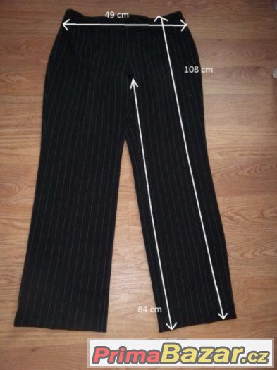 Dámské plátěné kalhoty zn.Basic line-casual wear,vel.46 – fotografie 2