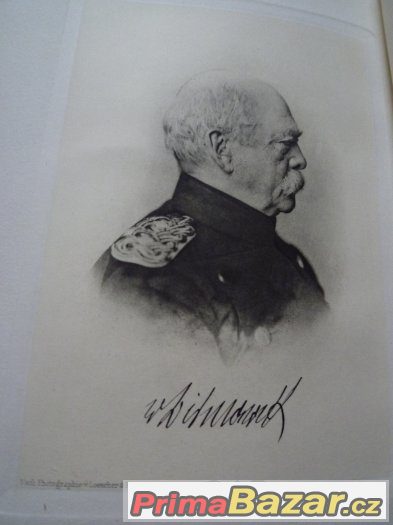 Bismarck Německá říše. 1893 3 díly a obr. Bismarcka – fotografie 3