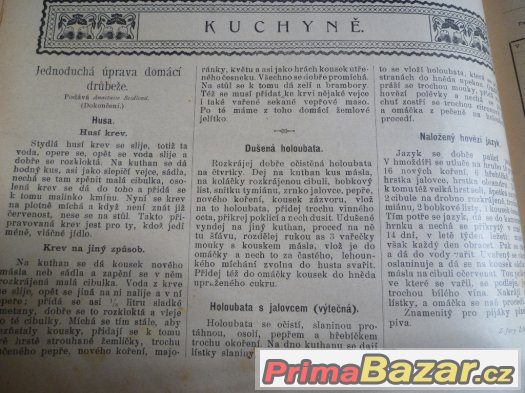 1901 kuchařka recepty Lada – fotografie 2