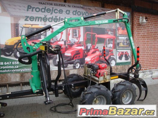 Vyvážečka LTC 3,4 s hydraulickou rukou za čtyřkolku, traktor – fotografie 5