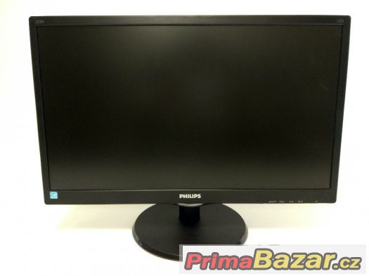 21,5" LED LCD FullHD 1920x1080 PHILIPS 223V5L VGA DVI TOP – fotografie 1