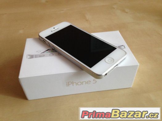Apple iPhone 5 16GB stříbrný - velmi dobrý stav - funkční – fotografie 4