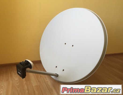 Satelitní parabola 85cm + Konvertor + Držák – fotografie 1