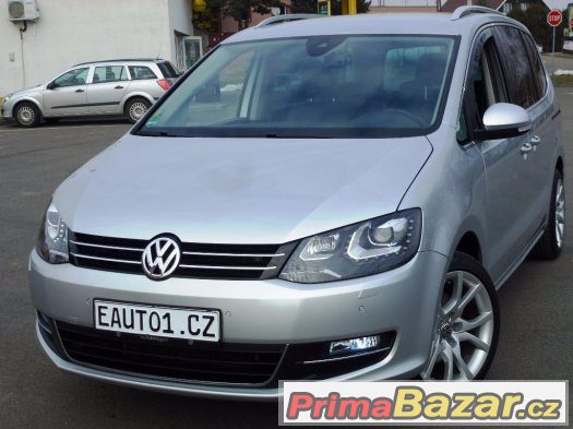 VW SHARAN 2012 TDI 125 kW Tažné Bixenon Kůže 11xBag DPH – fotografie 1