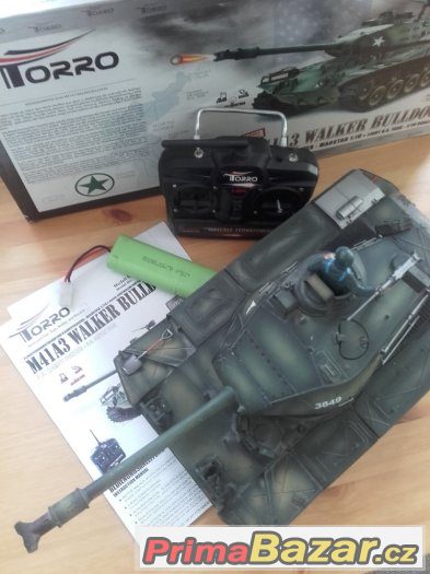 RC tank US BULLDOG 1:16 na dodělání nebo ND – fotografie 3