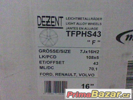 ALU kola originál Opel 17" 5x110 – fotografie 2
