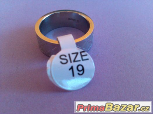 Prsten z chirurgické ocelí 2cm – fotografie 3