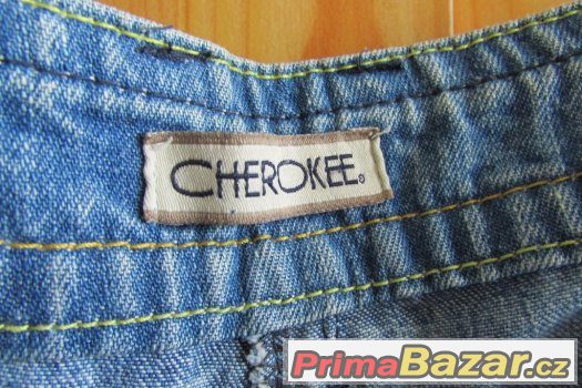 Dámské džínové tříčtvrťáky, vel. 42, zn. Cherokee – fotografie 4