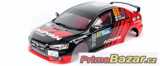 RC karosérie 1/10 Mitsubishi Lancer EVO X - Rally – fotografie 1