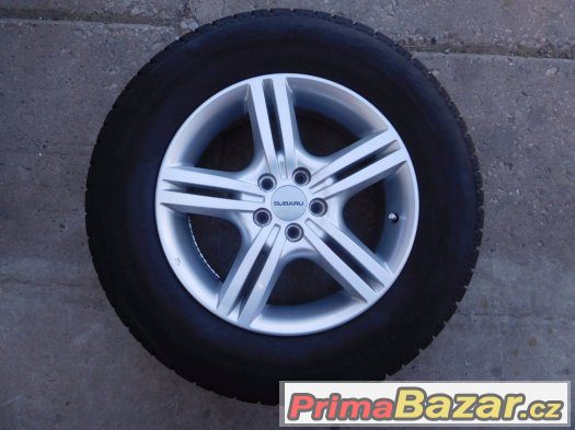 Subaru Forester 5x100 ET48 215/65/16 - orig. zimní ALU sada – fotografie 3