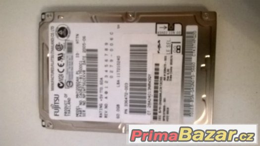 Fujitsu Siemens 2,5", 60GB, IDE/PATA pro notebook – fotografie 1