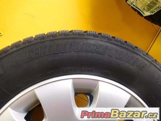 VW, Škoda 5x112 ET47 195/65/15 - zimní plechová sada – fotografie 3