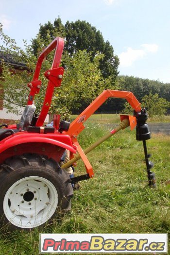 Zemní vrták, půdní vrták CR-12 za traktor, jamkovač – fotografie 4