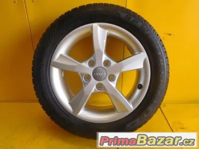 Audi A3 5x112 ET43 205/55/16 Dunlop - orig. nová zimní ALU