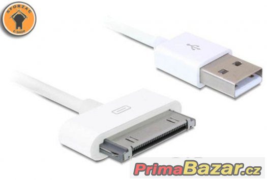 Datový a nabíjecí kabel USB iPhone 4/4S/3G – fotografie 3