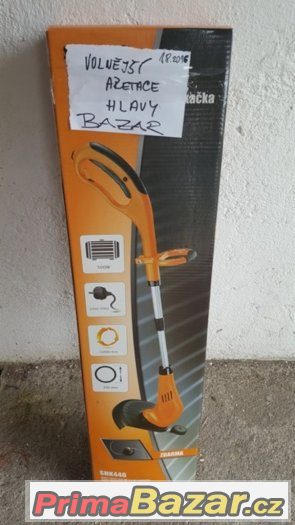 Elektrická strunová sekačka 500W, volnější areatce hlavy – fotografie 3