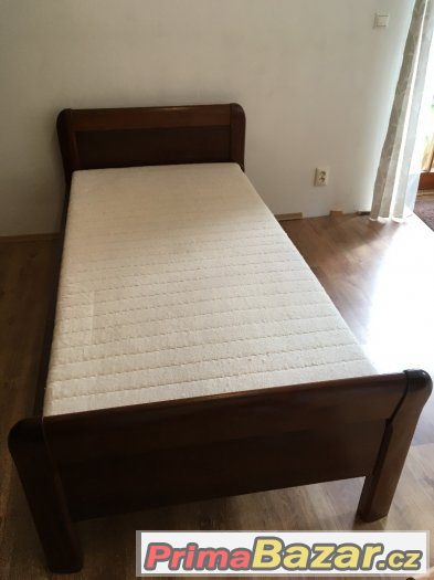 Postel jednolůžko DUB 100X200CM, kompletní – fotografie 3