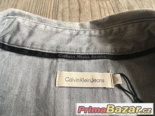 Nová pánská košile Calvin Klein vel. S/M – fotografie 4