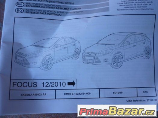 Ford Focus příčníky – fotografie 2