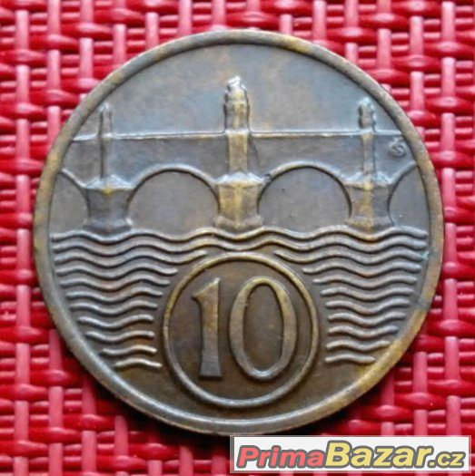 10 haléřů 1935, Československo – fotografie 1