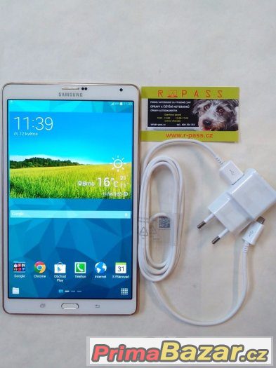 ►Samsung Galaxy Tab S 8.4 (SM-T705)◄ WHITE/16GB/3G – fotografie 2