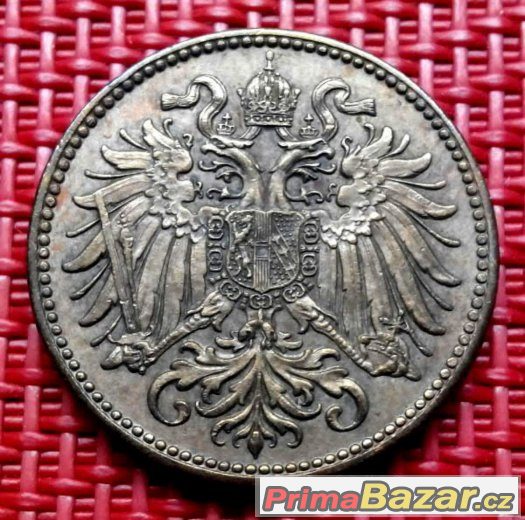 2 heller 1905 bz, František Josef I., Vídeň – fotografie 2