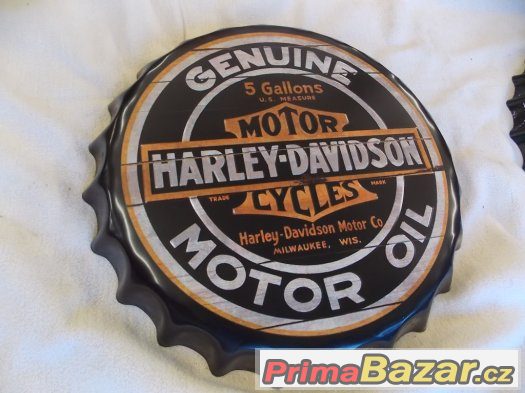 HARLEY NÁSTĚNNÉ PLECHOVÉ CEDULE – fotografie 1