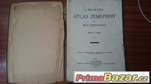 starožitný atlas – fotografie 1