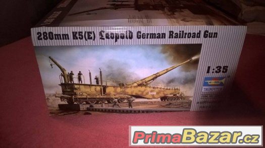 Model 1/35 Německé železniční dělo K5 28CM LEOPOLD – fotografie 3