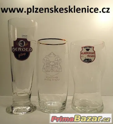 KOUPÍM PIVNÍ SKLENICE, PŮLLITRY,TŘETINKY - DOBŘE ZAPLATÍM