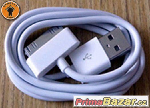 Datový a nabíjecí kabel USB iPhone 4/4S/3G/3GS/2G – fotografie 1