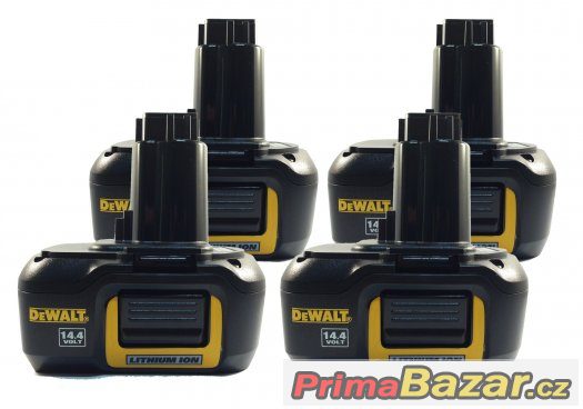 4 Kusy Akumulátor DeWALT DE9141 Li-ion 14,4V 1,1Ah – fotografie 1