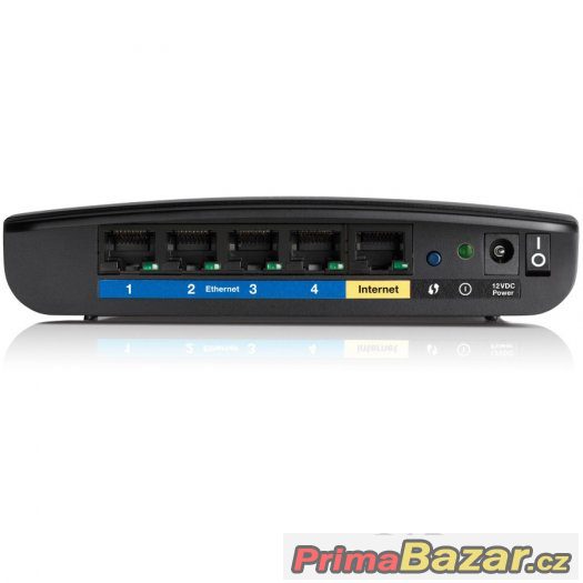 Refabrikovaný WiFi Router Linksys E1200 300Mbps 4xLAN – fotografie 2