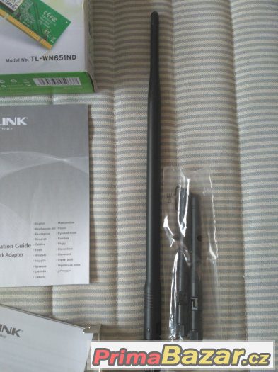 TP-Link siťová karta 300 mbps a výkonná anténa v ceně – fotografie 2