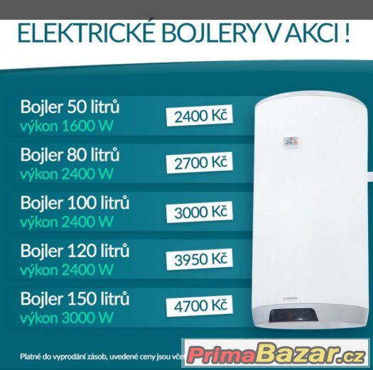 Bojler 100 litrů NOVÝ – fotografie 3