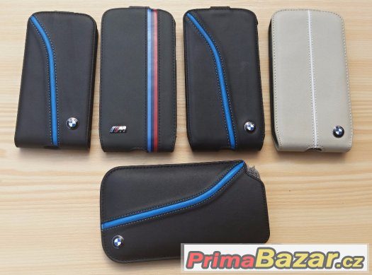 Samsung S3, S4 mini, S4..BMW flip pouzdro Kožené – fotografie 2