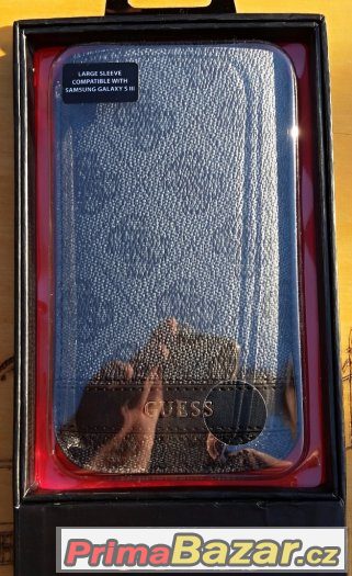 Guess černé Kožené Pouzdro vel. L 145x80 – fotografie 2